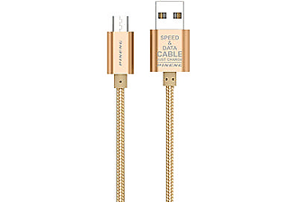PINENG PN-306 Gold Micro USB Şarj ve Data Kablosu 3 m
