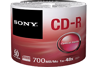 SONY 50CDQ80SB CD-R 48x 700 MB 50'li Shrink Yazılabilir Medya
