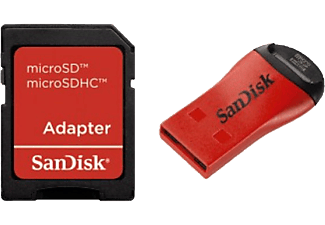 SANDISK MicroMate SD olvasó + adapter (104337) (SDDRK-121-B35)