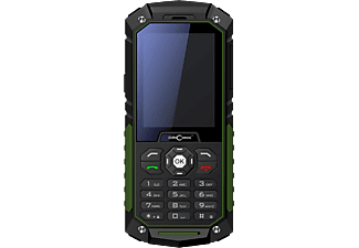 CONCORDE Raptor P70 DualSIM fekete/zöld nyomógombos kártyafüggetlen mobiltelefon