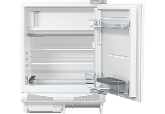 GORENJE RBIU 6092 AW pult alá beépíthető hűtőszekrény, Lapos ajtózsanérok, MultiBox 3in1 tároló doboz