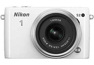 NIKON 1 S2 11-27.5 mm Lens  Aynasız Sistem Fotoğraf Makinesi Beyaz