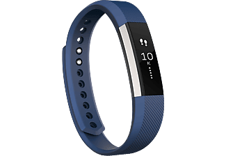 FITBIT Alta fitnesz karpánt, ezüst tok - kék szíj, L méret (FB406BUL-EU)