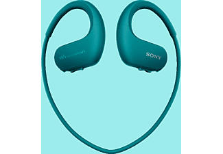SONY NWWS413L.CEW 4 GB Suya ve Toza Dayanıklı Kulaküstü Kablosuz Kulaklık MP3 & MP4 Çalar Mavi