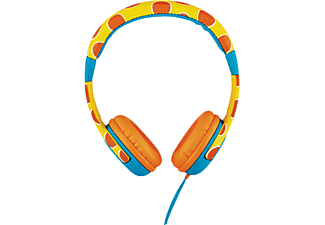 TRUST URBAN SPILA Mikrofonlu Kulak Üstü Kulaklık Zürafa Desenli (Çocuklar için)