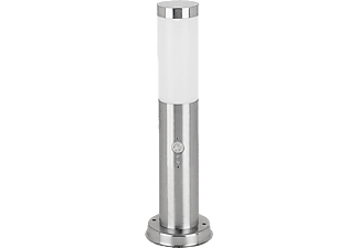 RÁBALUX 8267 Inox torch, kültéri talpas, mozgásérzékelővel, H45cm