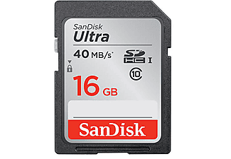 SANDISK 16GB Class10 Ultra SD 40MB/s Hafıza Kartı