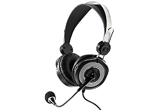 VIVANCO 31932 IT HS ST RET Stereo Kulaküstü Mikrofonlu Kulaklık Siyah