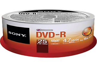 SONY 25DMR47SP DVD-R, 25 db, hengeren