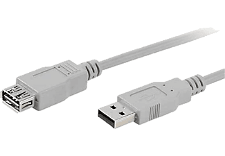 VIVANCO 45902 PB UE 15 1.5m USB Uzatma Kablosu