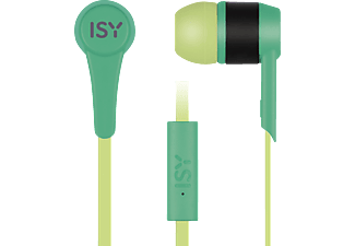 ISY IIE1101GN headset fülhallgató, zöld