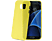 CELLY Galaxy S7 Edge-hez, sárga ultravékony szilikon hátlap