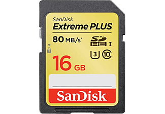 SANDISK Extreme SDHC 16GB 80 MB/s SUHS1 Class 10 Hafıza Kartı