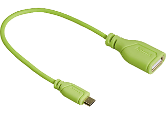 HAMA MICRO USB-OTG adapter zöld (135706 )