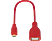 HAMA MICRO USB-OTG adapter piros (135707 )