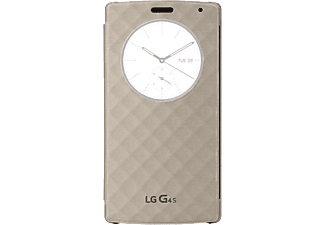 LG CFV 110.AGEUGD G4C Quick Circle Kapaklı Telefon Kılıfı Titanyum Gold