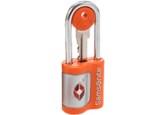SAMSONITE U23 96102 Bőrönd lakat kulccsal, narancssárga