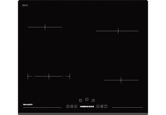 SHARP KH-6V08BS00-EU beépíthető kerámia főzőlap