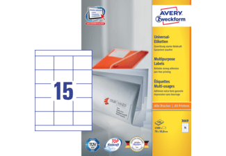 Acheter Avery Zweckform Tiquettes Universelles X Mm Mediamarkt