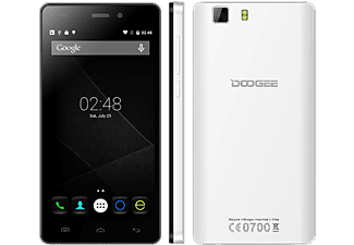 DOOGEE X5 DS fehér Dual SIM kártyafüggetlen okostelefon
