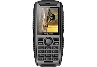CONCORDE Raptor P67 Dual SIM black/black nyomógombos kártyafüggetlen mobiltelefon
