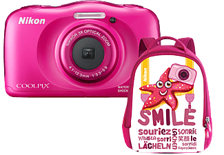 NIKON Coolpix W100 pink hátizsák Kit