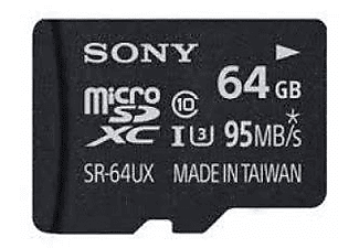 SONY 64GB R40 UHS 1 Class 10 Adaptörlü SDXC Micro SD Hafıza Kartı