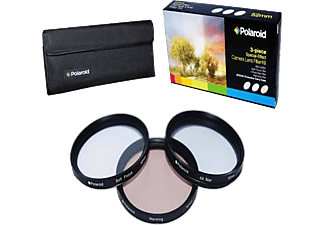 POLAROID szűrőszett (UV, CPL, FLD) + 4 db-os szűrőtok 49 mm
