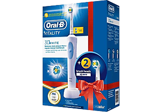 ORAL-B 3D WHITE elektromos fogkefe + 2 db pótfej