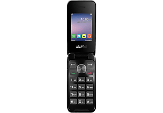 ALCATEL 2051D Dual SIM nyomógombos kártyafüggetlen mobiltelefon Metal Silver