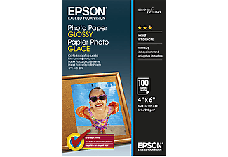 EPSON C13S042548 Photo Paper Glossy 200 G,10 X 15Cm,100 Sayfa