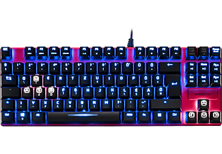 SPEED LINK Ultor Illuminated fekete gaming billentyűzet (SL-670008-BKRD-HU)