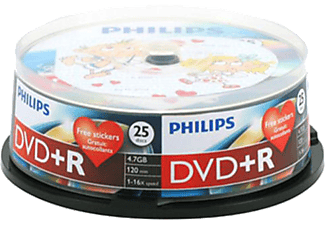 PHILIPS DR4S6B25F-97 DVD+R 16X 120Dk. 4.7GB 25'li