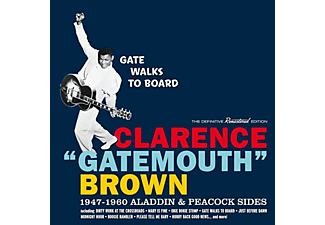 Clarence "Gatemouth" Brown - Gate Walks to Board: Aladdin & Peacock Sides (CD)