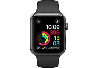 APPLE Watch Serisi 2 - 42mm Uzay Grisi Alüminyum Kasa ve Siyah Spor Kordon