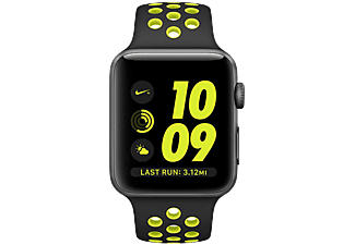 APPLE Watch Nike+ MP0A2TU/A 42mm Uzay Grisi Alüminyum Kasa ve Siyah/Volt Nike Spor Kordon