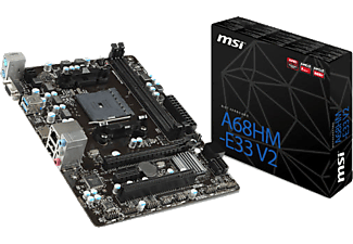 MSI Msı A68Hm-E33 V2 Fm2+ Ddr3 2133(Oc) Vga Hdmı Usb3.0 Matx