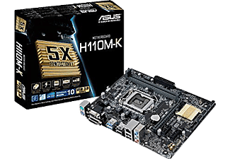 ASUS H110M-K Intel H110 Lga1151 Ddr4 2133 Dvı Vga Usb3.1 Matx