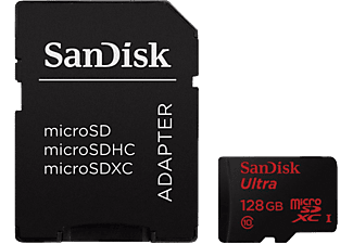 SANDISK 128GB 48MB/s Ultra MicroSDXC Hafıza Kartı SDSDQUIN-128G-G4