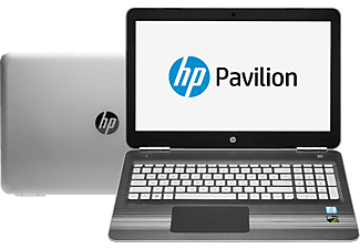 HP Pavilion 15-bc007nh ezüst notebook X5X89EA (15,6" FullHD IPS/Core i7/4GB/1TB HDD/GTX950 2GB VGA/DOS)