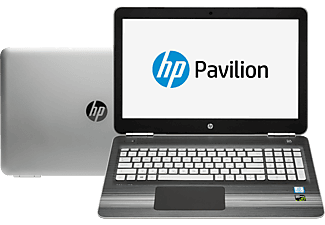 HP Pavilion 15 ezüst notebook X5D67EA (15,6" Full HD/Core i7/8GB/1TB  HDD+128GB SSD/GTX960 4GB/DOS)