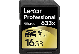 LEXAR 16GB 633X Profesyonel SDHC UHS 1 Class 10 Hafıza Kartı