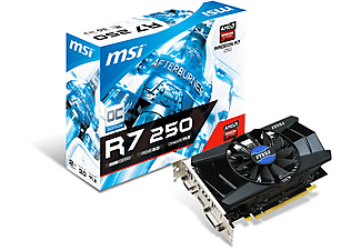 MSI R7 250 2GD3 OCV1 R7250 2GB DDR3 128b DX12 PCIE 3.0 x16 (1xVGA 1xDVI 1xHDMI)