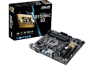 ASUS B150M-C D3 Intel B150 Soket 1151 DDR3 1866Mhz(OC) VGA/DVI/HDMI/DP Anakart