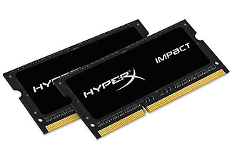KINGSTON KNG HyperX Impact Black 16GB (2x8GB) 1600MHz DDR3 SODIMM Notebook Ram Bellek (HX316LS9IBK2/16)