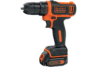 BLACK+DECKER BDCDD12KB-XK Li-Ion Akkus fúrócsavarozó, két akkumulátor, kofferben, 10,8V, 1.5Ah