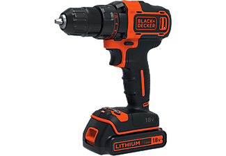 BLACK+DECKER BDCDD186KB-QW 18V Li-Ion Akkumulátoros fúrócsavarozó 2 mechanikus sebességfokozattal, akkuval és töltővel (2x1,5Ah) koff