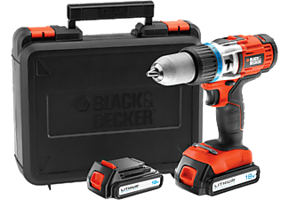 BLACK+DECKER EGBHP188BK-QW Li-Ion 2 sebességes Ütvefúró/csavarozó 2 akkumulátorral, kofferben, 18V