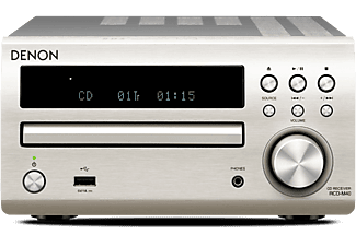 DENON RCD-M40 sztereó erősítő CD lejátszóval, ezüst