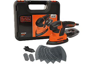 BLACK+DECKER KA2500K-QS Mouse® Deltacsiszoló, 120W, kofferben